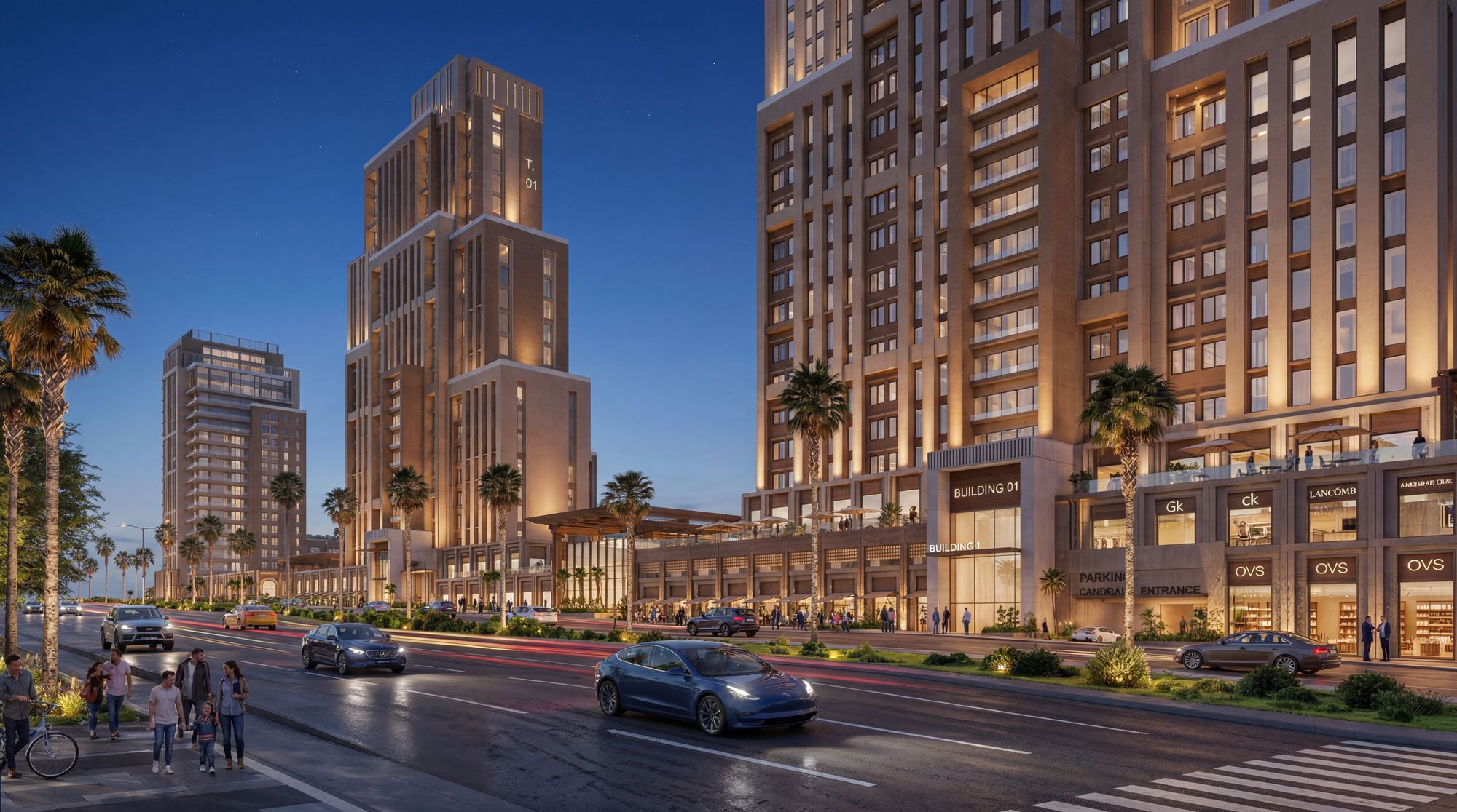 O Residence Khamis Mushait at night