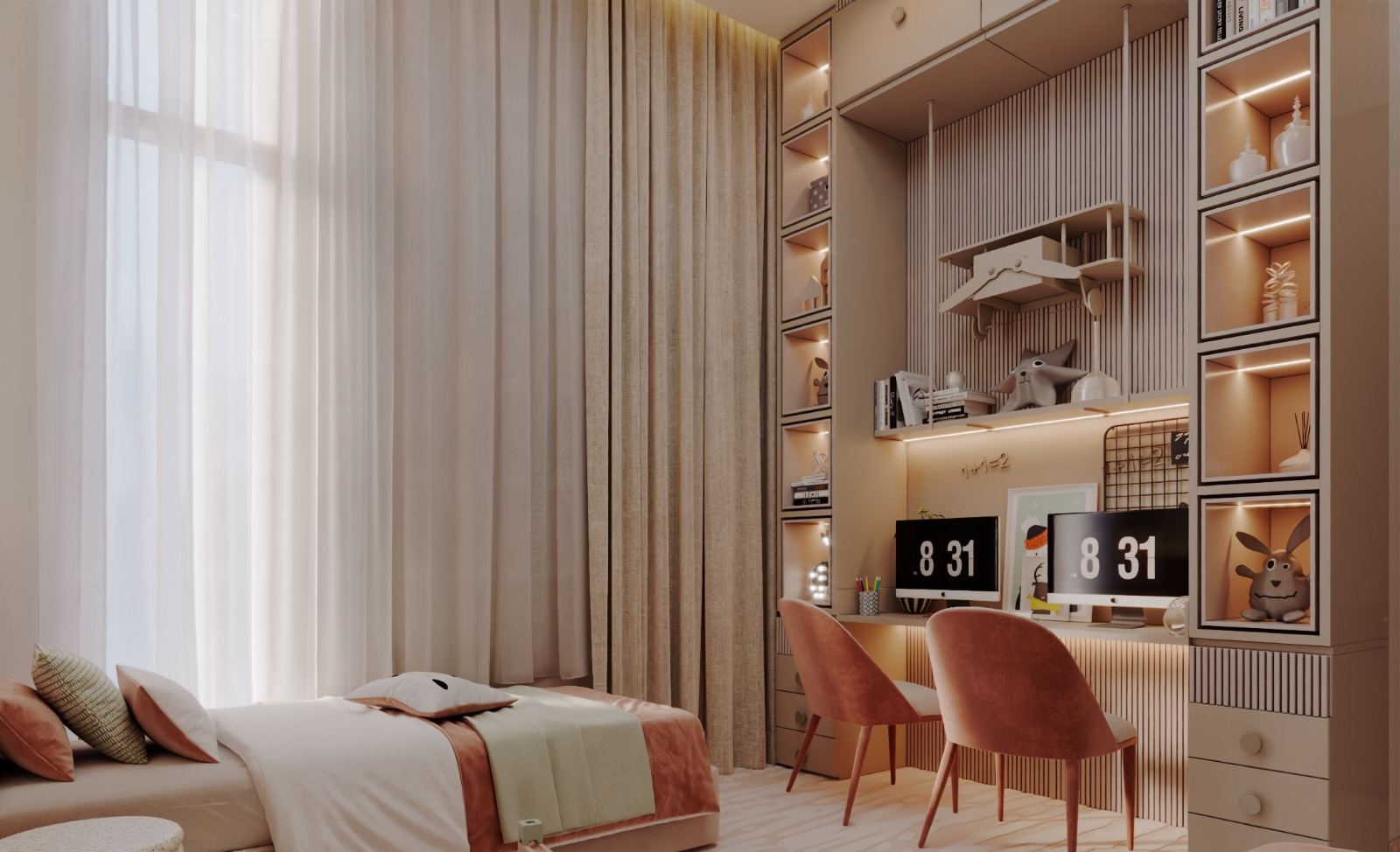 Bedroom at The O Residence