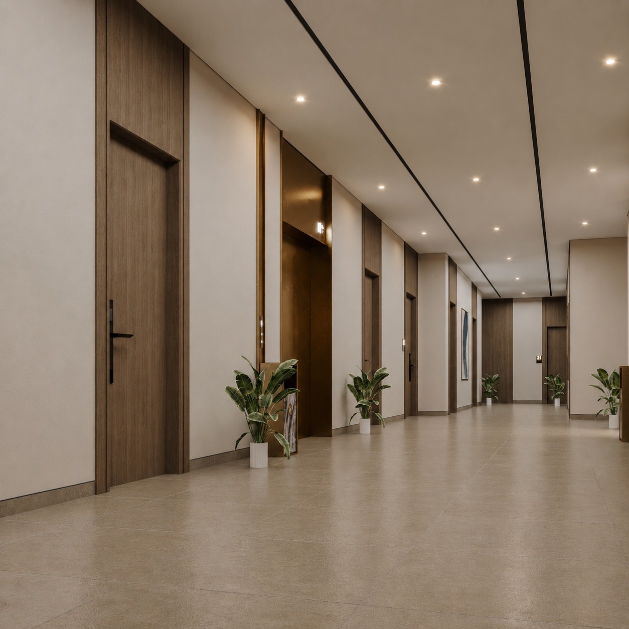 Corridors at The O Residence